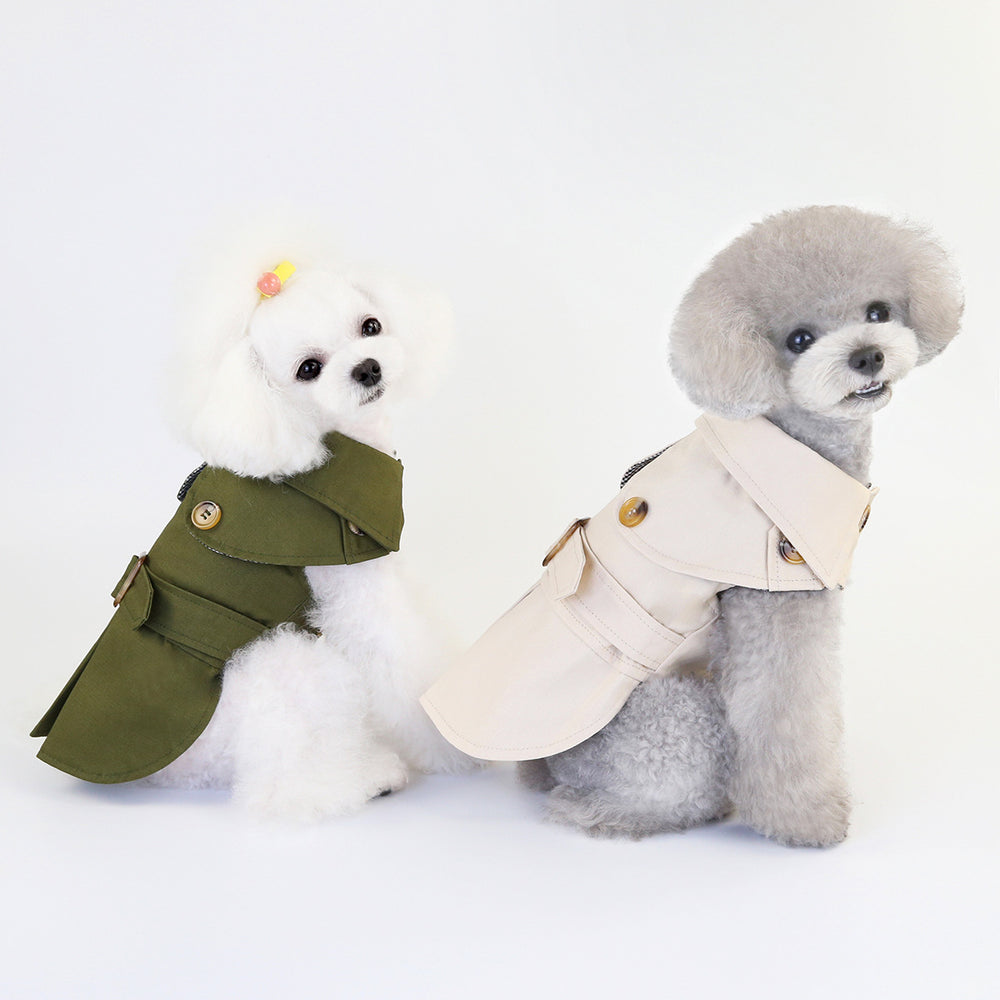 Casual Dog Outfit – Army Green, Khaki or Navy, S–XXL