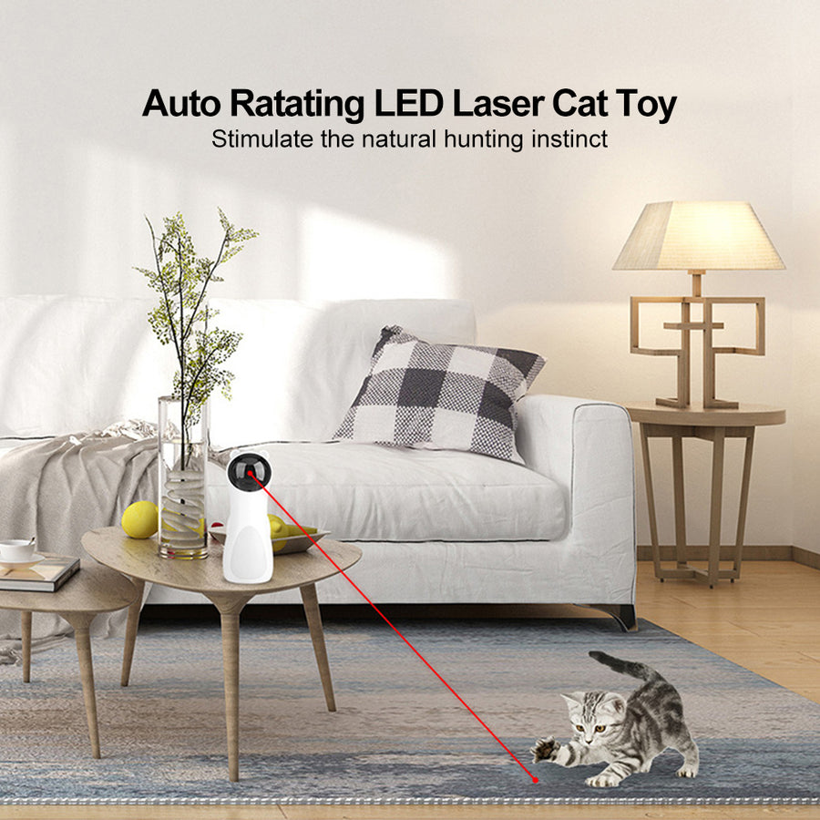 Automatic Laser Cat Toy – Bear Design, Auto-Timer