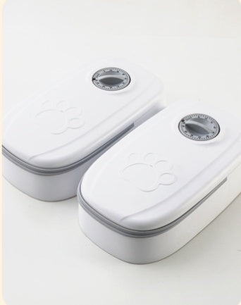 2-in-1 Gravity Pet Feeder & Water Dispenser – Single or Double
