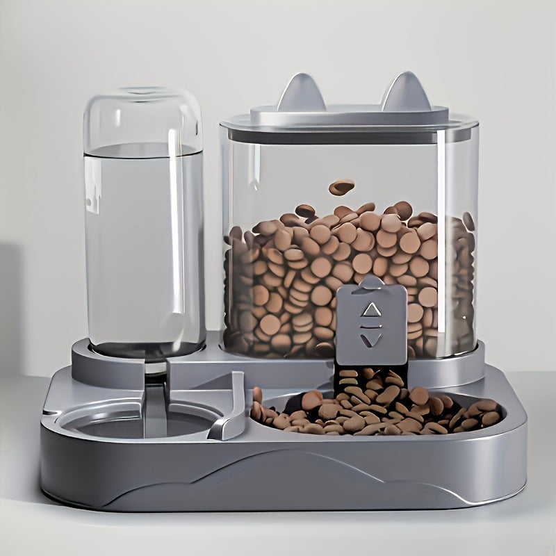 Automatic Cat Food Bowl – Grey