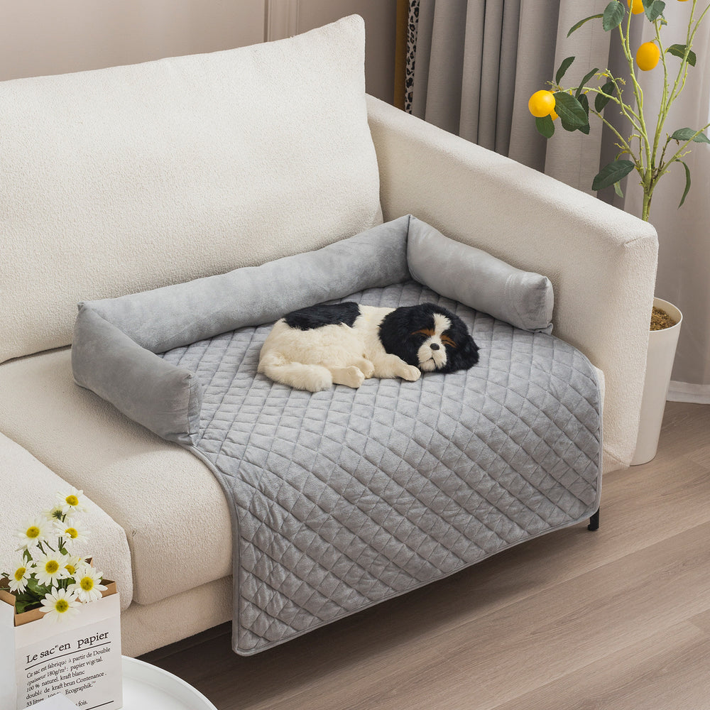 Dog Sofa Bed & Couch Cover – With Pillow, 5 Sizes