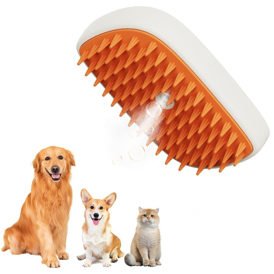 USB Steam Spray Grooming Brush for Cats