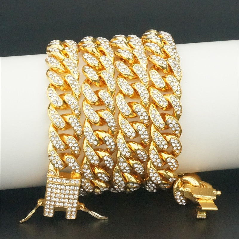 Cuban Link Chain Dog Collar – Gold, Silver or Rose Gold