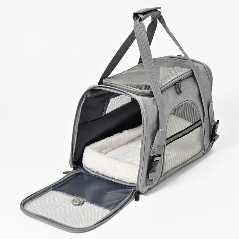 Foldable Breathable Pet Shoulder Carrier