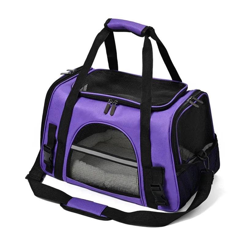 Foldable Breathable Pet Shoulder Carrier