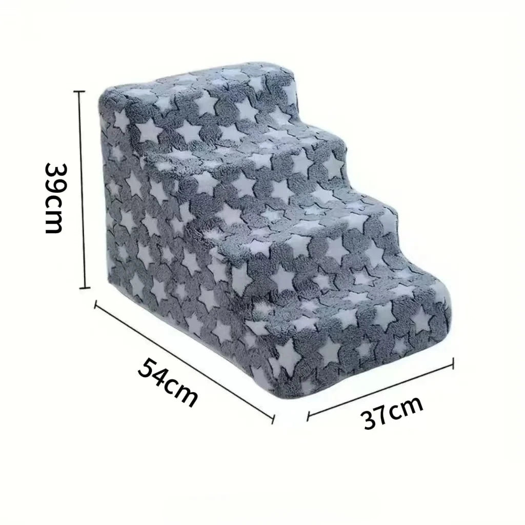 Lightweight Pet Stairs for Bed & Couch – Removable Washable Cover