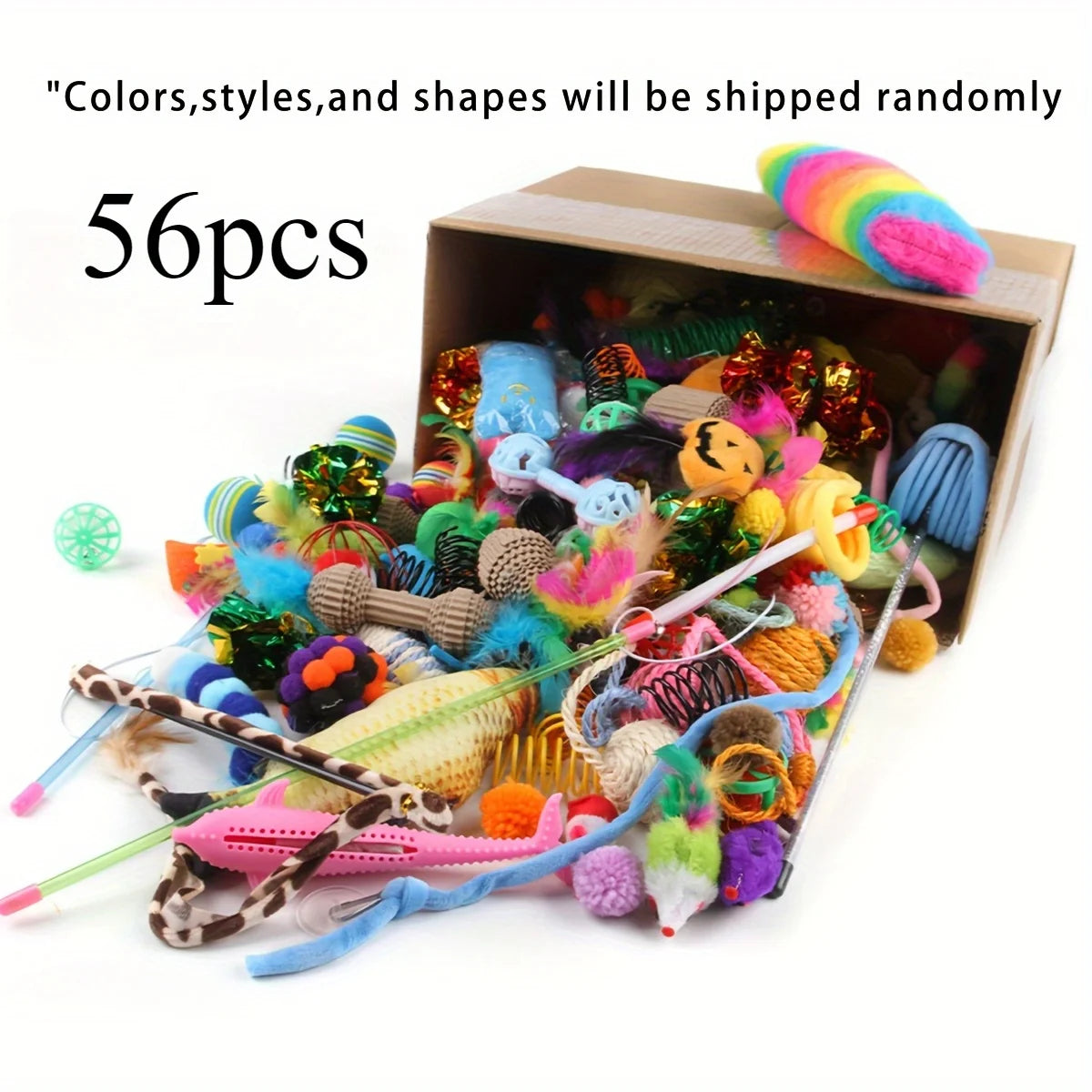 Cat Toy Variety Pack (14–56 pcs)