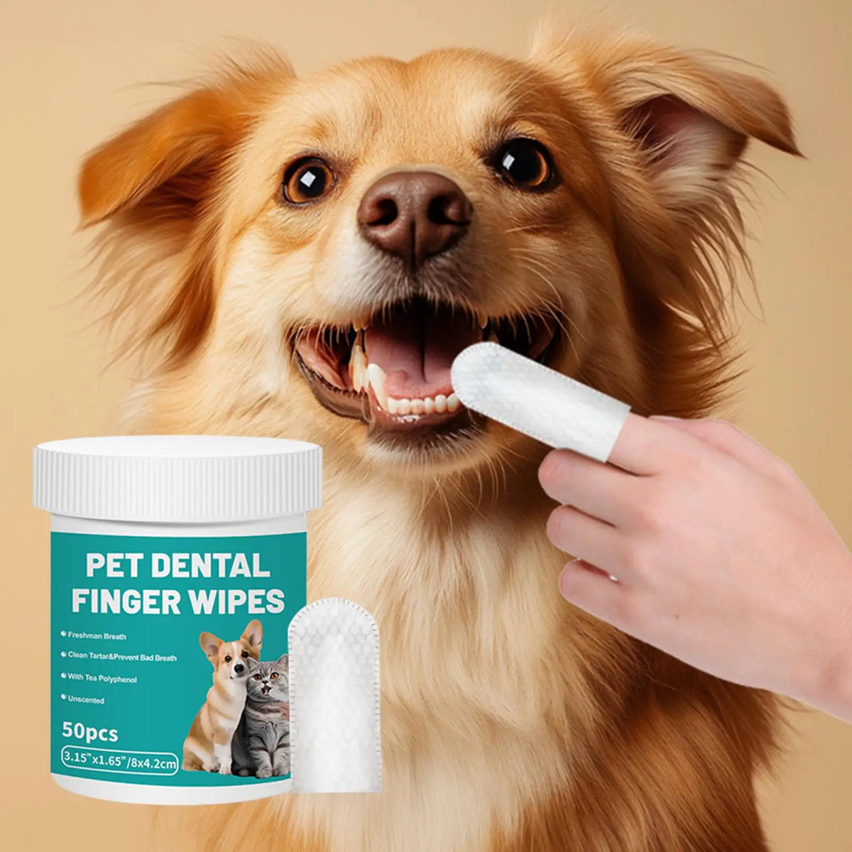 Disposable Finger Toothbrush for Pets