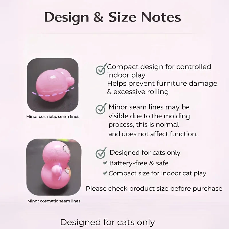 Self-Rolling Cat Toys (10 pcs)