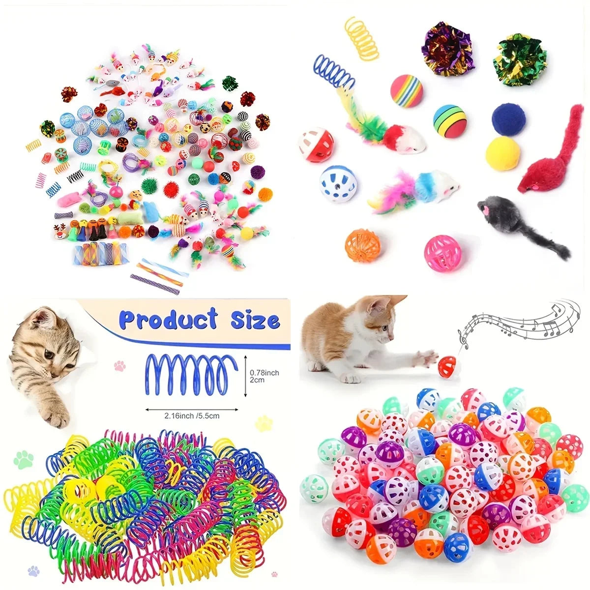 Cat Toy Variety Pack (14–56 pcs)