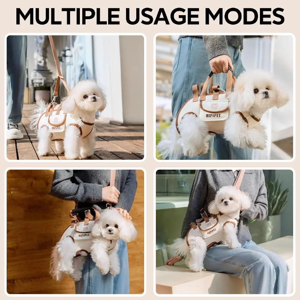 2-in-1 Pet Sling Carrier for Small Dogs & Cats – Breathable