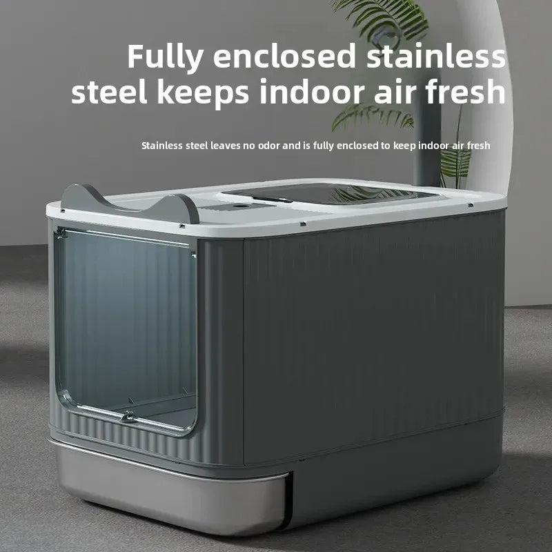 Enclosed Self-Cleaning Litter Box XXL