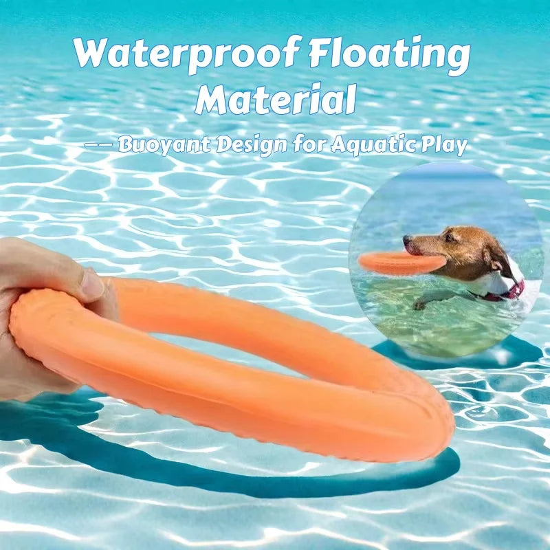 Floating Dog Flying Disc & Tug Ring