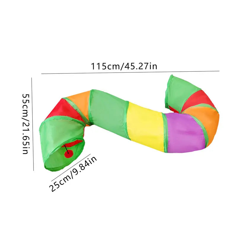 3-Way Foldable Cat Play Tunnel