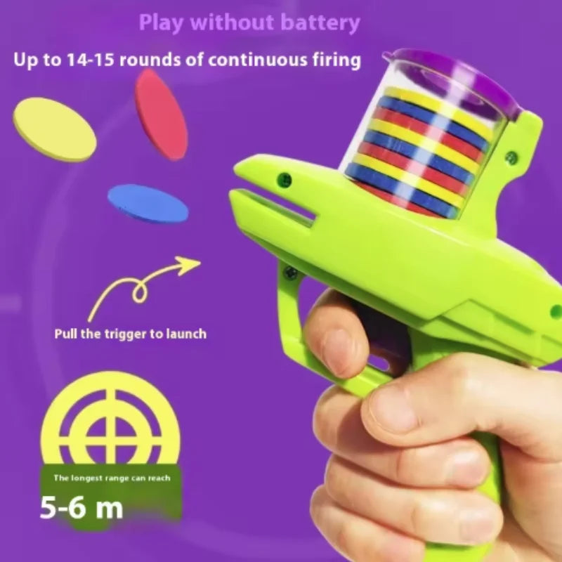 Flying Disc Launcher Toy Set