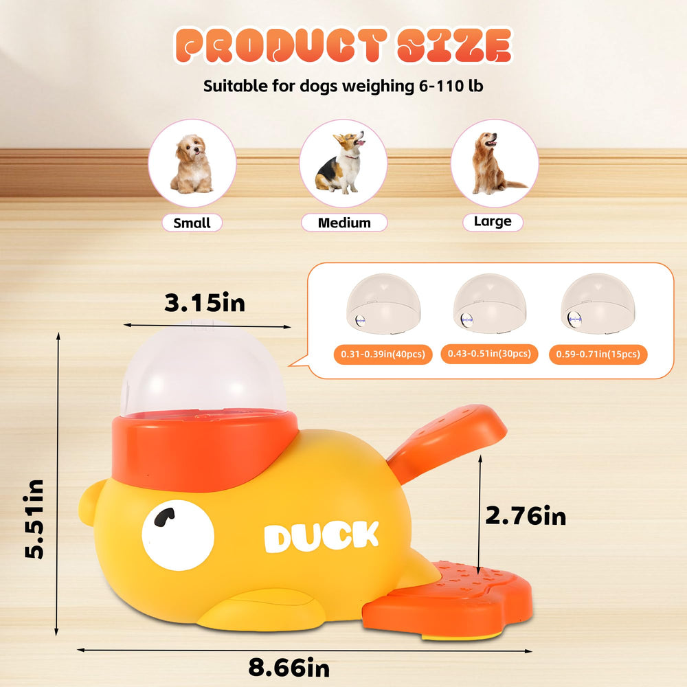 Duck Treat Dispenser Toy – Slow Feeder Puzzle