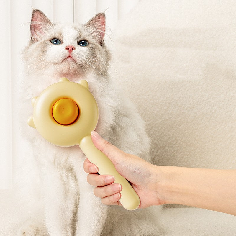 Cat Self-Groomer Massage Comb – Wall Corner Scratcher