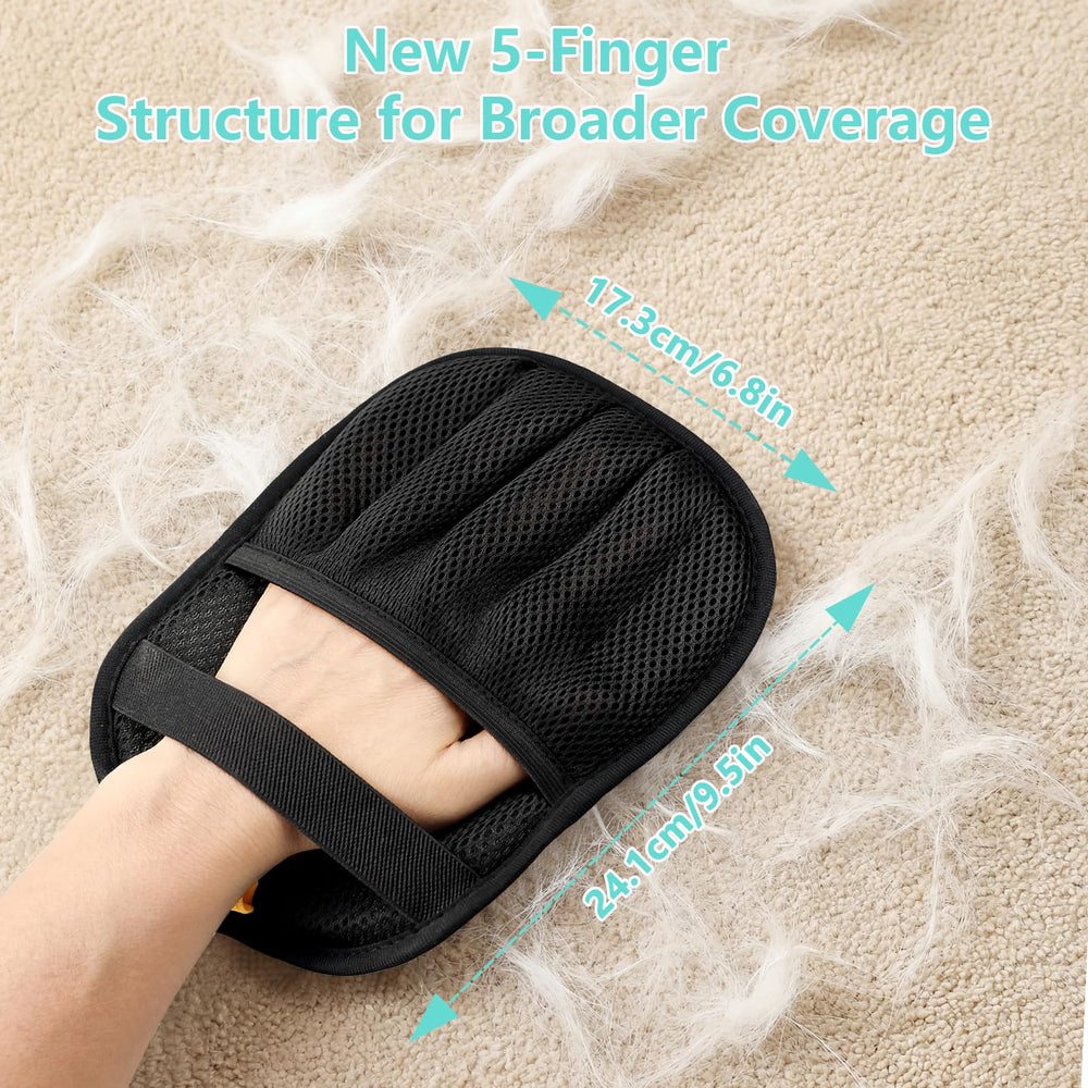 Reusable Pet Hair Remover Glove – For Sofa, Clothes & Car