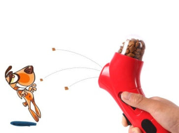 Treat Launcher for Dogs – Handheld Catapult Toy