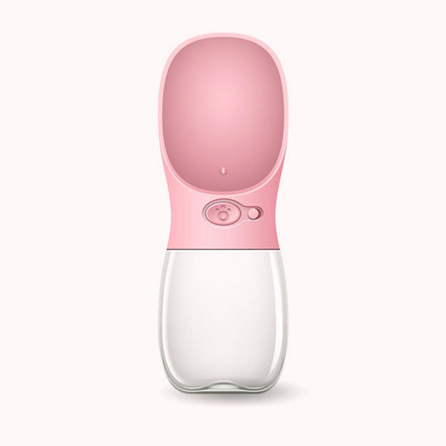 Portable Pet Water Bottle – 350 / 550 ml, One-Touch