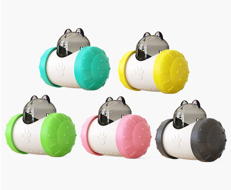 Wheeled Treat Dispenser Toy for Dogs & Cats