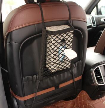 Car Back Seat Net Barrier – Elastic Pet Organizer