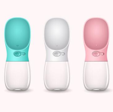 Portable Pet Water Bottle – 350 / 550 ml, One-Touch