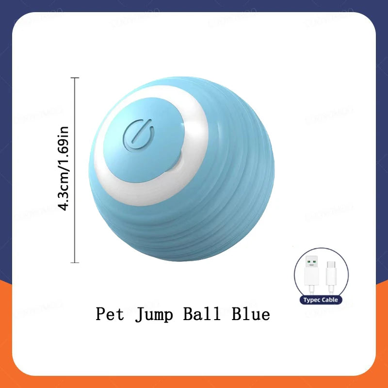 Smart Dog Toys Ball Electronic Interactive Pet Toy Moving Ball USB Automatic Moving Bouncing for Puppy Birthday Gift Cat Product