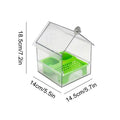 ABS Bird Feeder Prevent Scattering Bird Feeding Bowl Hanging Multifunction Bird Bath Parakeets Bathtub Bird Cage Accessories