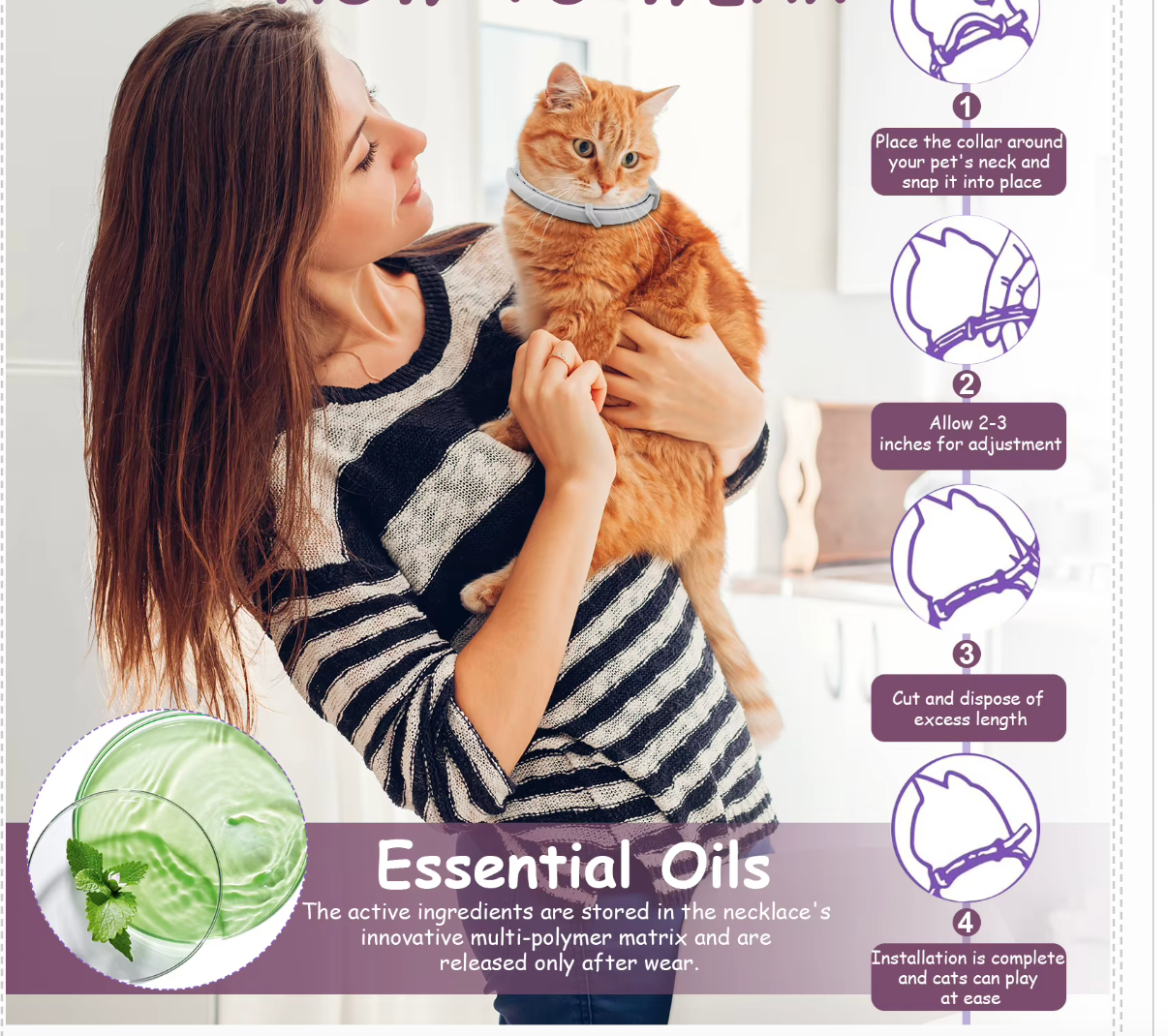 Calming Collar for Dogs & Cats – Natural Anxiety Relief