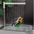 Bird Daily Use Bathtub Bird Shower Basin for Health Tabletop Parrots Bathing Parrot Peonybath Automatically Circulates Bird Bath