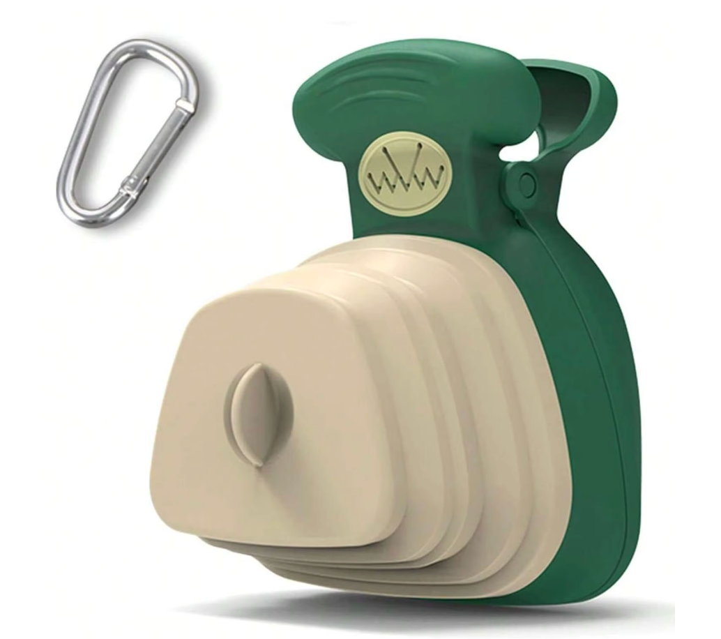 Pooper Scooper, Portable and Handheld Size for Walking Large and Small Dogs outside Yard or Travel Outdoors, Pup Poop Scoop With
