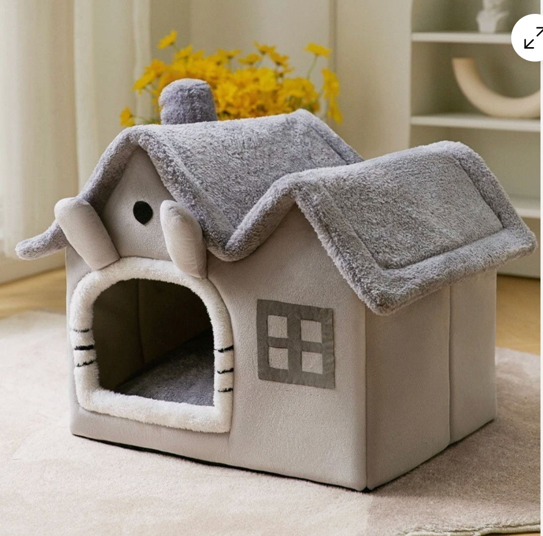 Foldable Pet House Bed