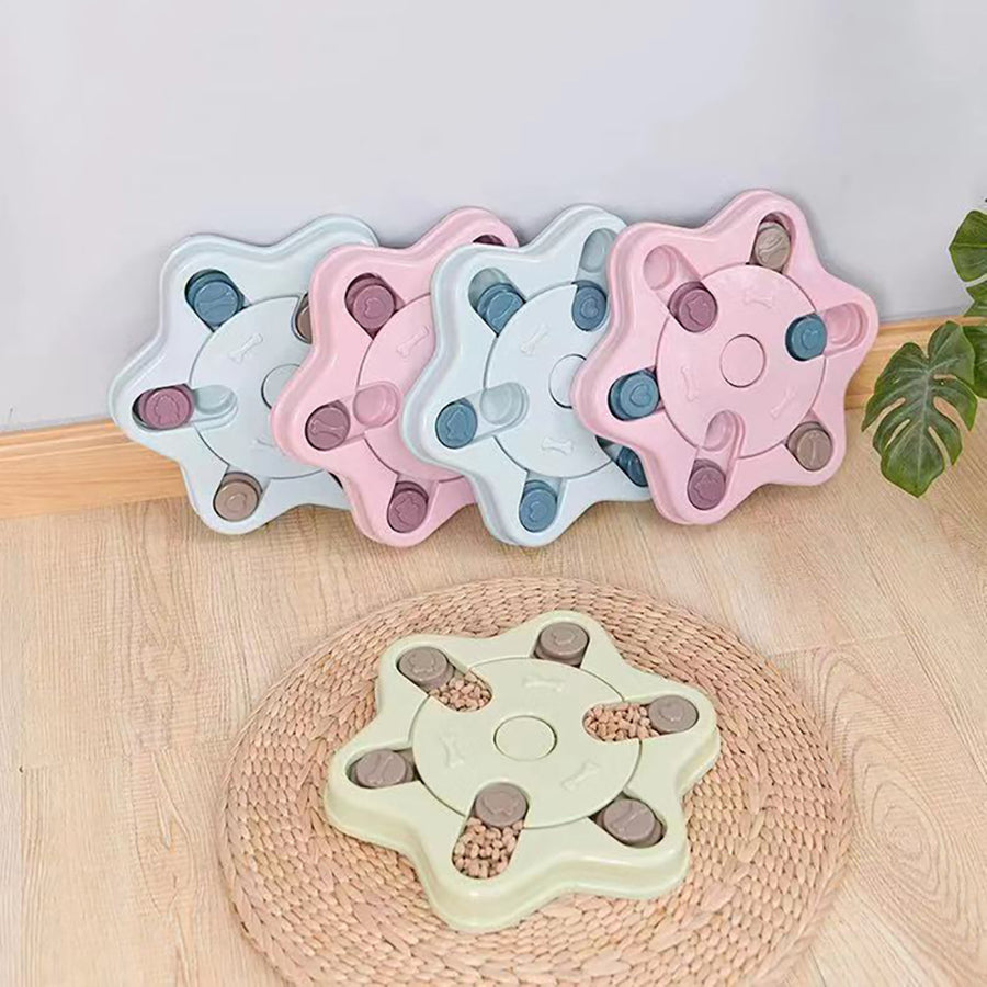 Dog Puzzle Feeder – Slow-Feeding IQ Game