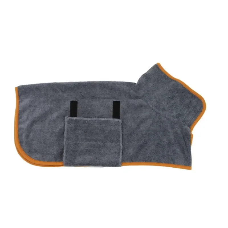 New Dog Bathrobe Absorbent Pet Quick Drying Bath Towel Dog Bath Towel Large Small Dogs Clean Absorbent Bathrobe Cat Pet Products