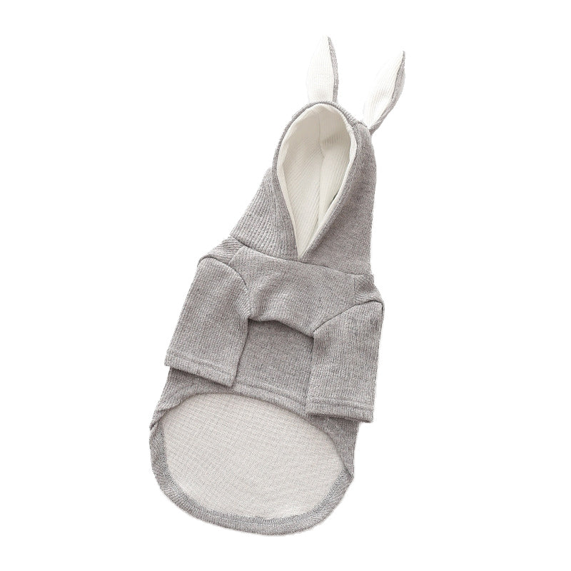 Dog Sweatshirt for Spring & Fall – Grey or Pink, S–3XL