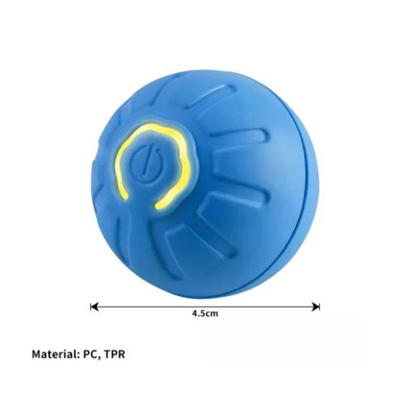 Intelligent Interactive Pet Toy Ball Electronic Automatic Moving Bouncing Ball USB Rechargeable Funny Toy for Puppy Cat Kitty