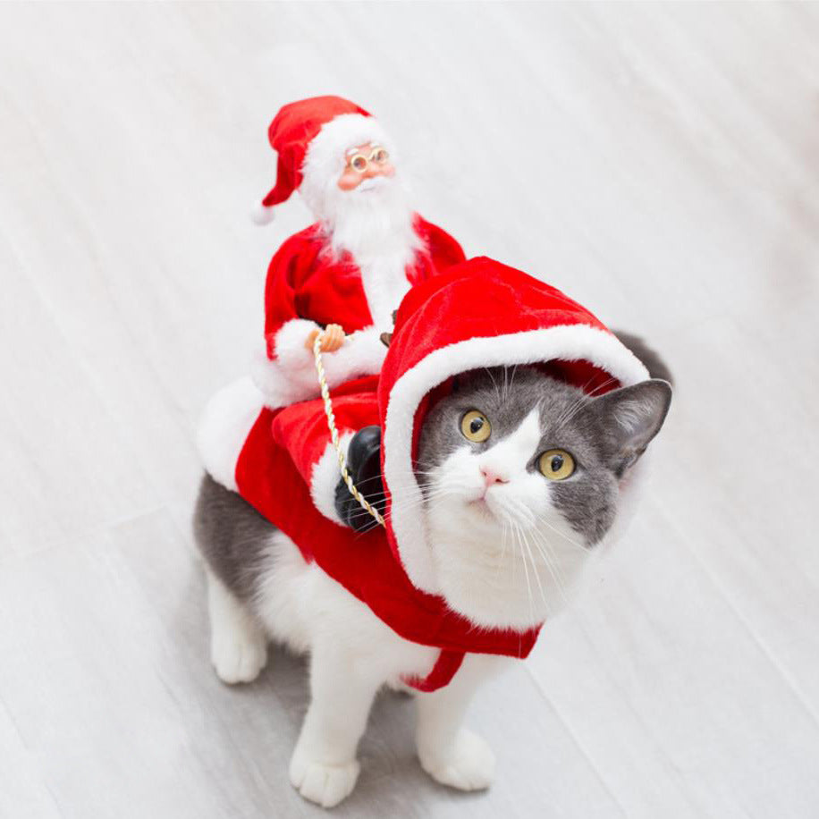 Christmas Elf Dog Costume – Green or Red, S–2XL