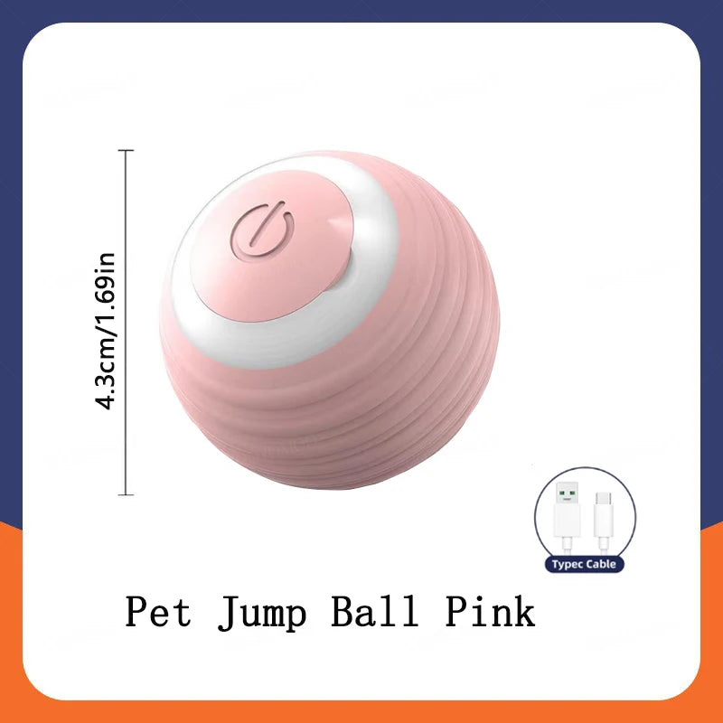 Smart Dog Toys Ball Electronic Interactive Pet Toy Moving Ball USB Automatic Moving Bouncing for Puppy Birthday Gift Cat Product