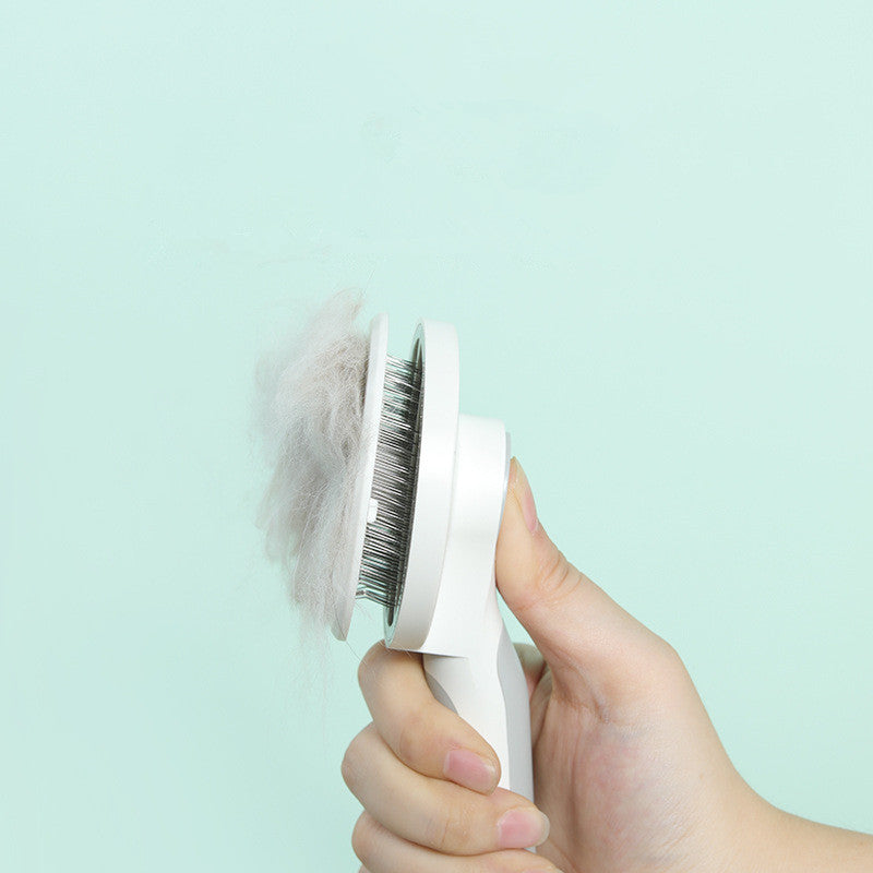 Detangling Pet Comb – Round Handle, Gentle Pins