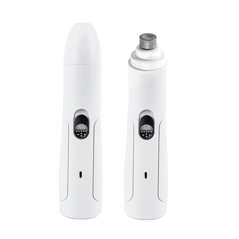 Electric Pet Nail Trimmer – Rechargeable, Black or White