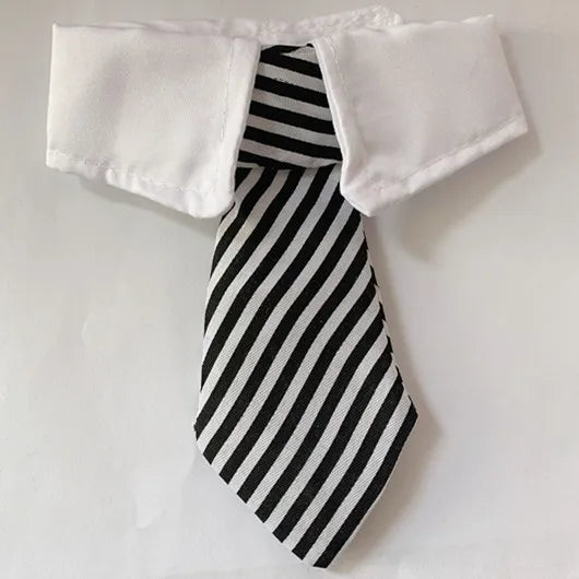 Pet Dog Cat Formal Necktie Tuxedo Bow Tie Black and Red Collar for Dog & Cat Pet Accessories for Wedding Holiday and Party Gift