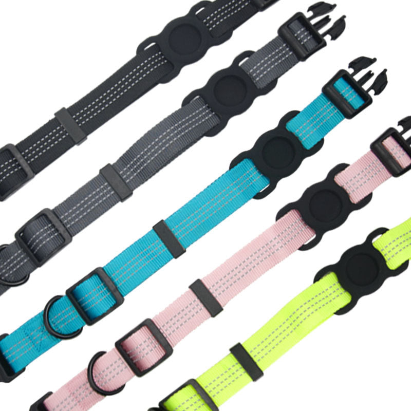Pet Tracker Holder Collar – Adjustable, M / L