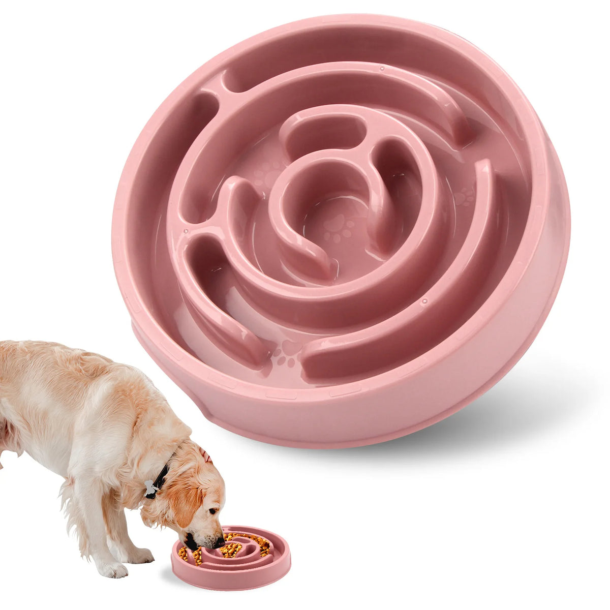 Non-Slip Slow Feeder Pet Bowl