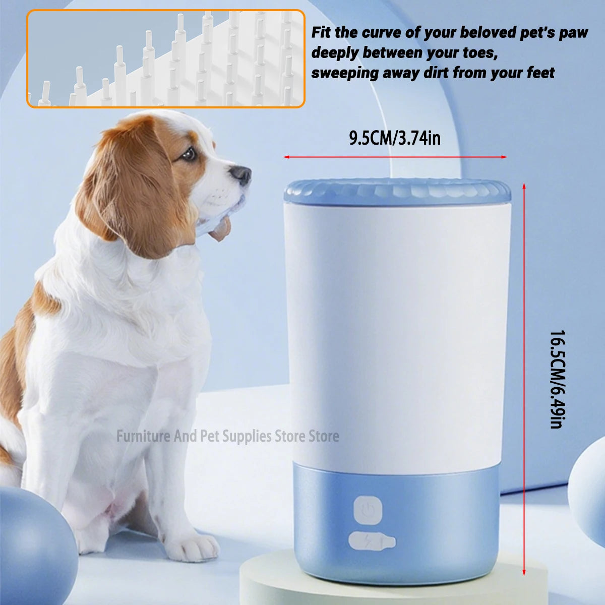 Electric Paw Cleaner Cup for Dogs