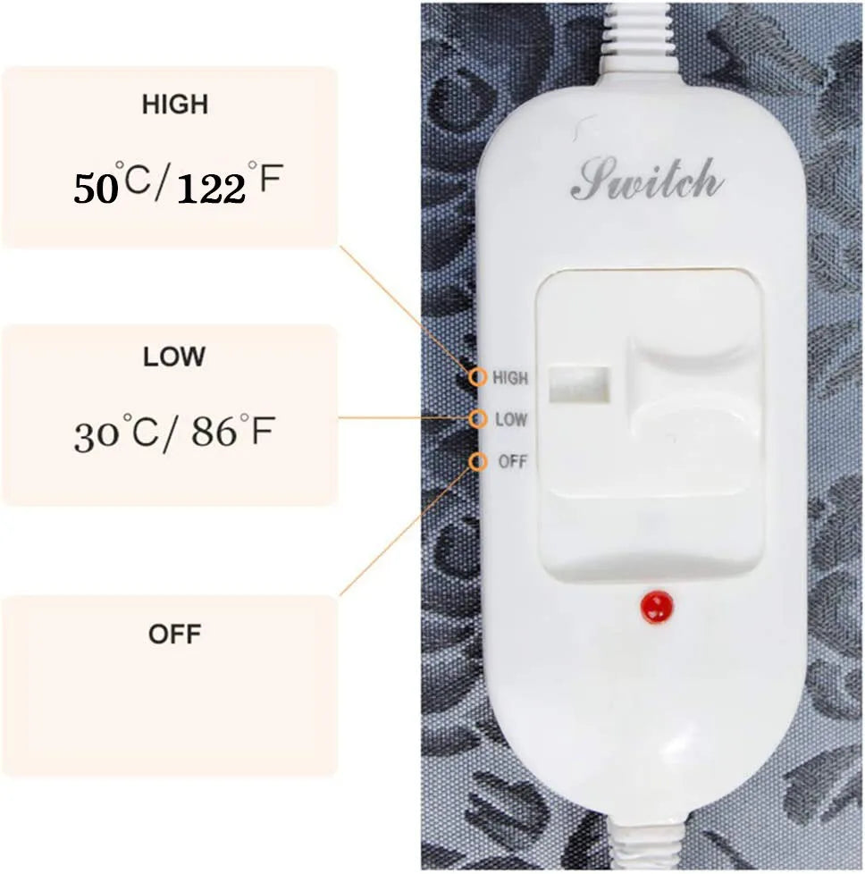Adjustable Electric Heating Pad for Dogs & Cats