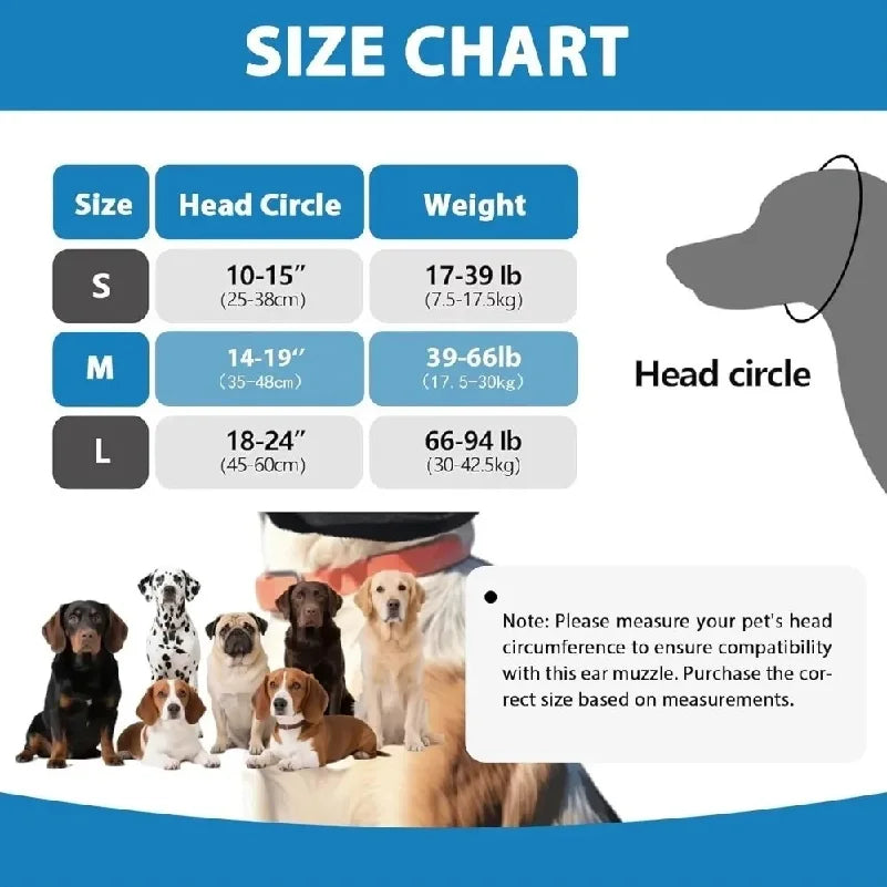 Dog Noise-Reduction Ear Muffs