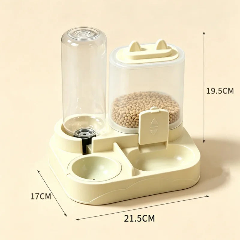 Dry & Wet Food Pet Feeder