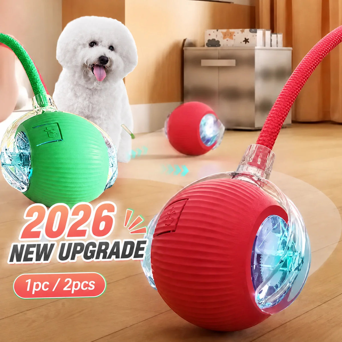 Smart Interactive Dog Ball – Rechargeable
