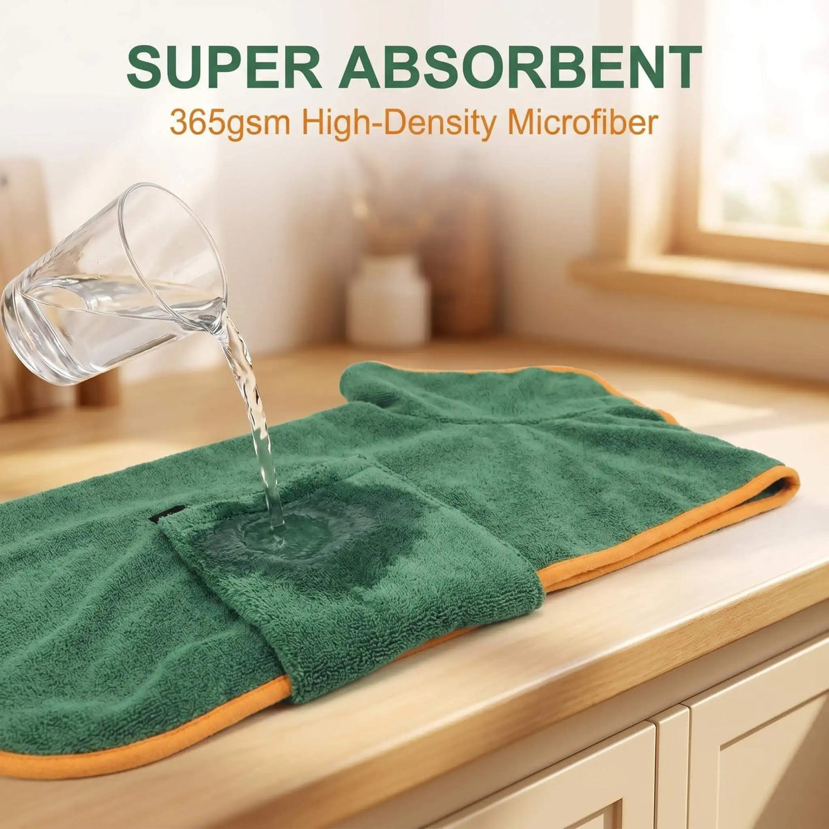 Dog Bathrobe Towel – Absorbent Quick-Dry Full-Body Wrap, XS–L